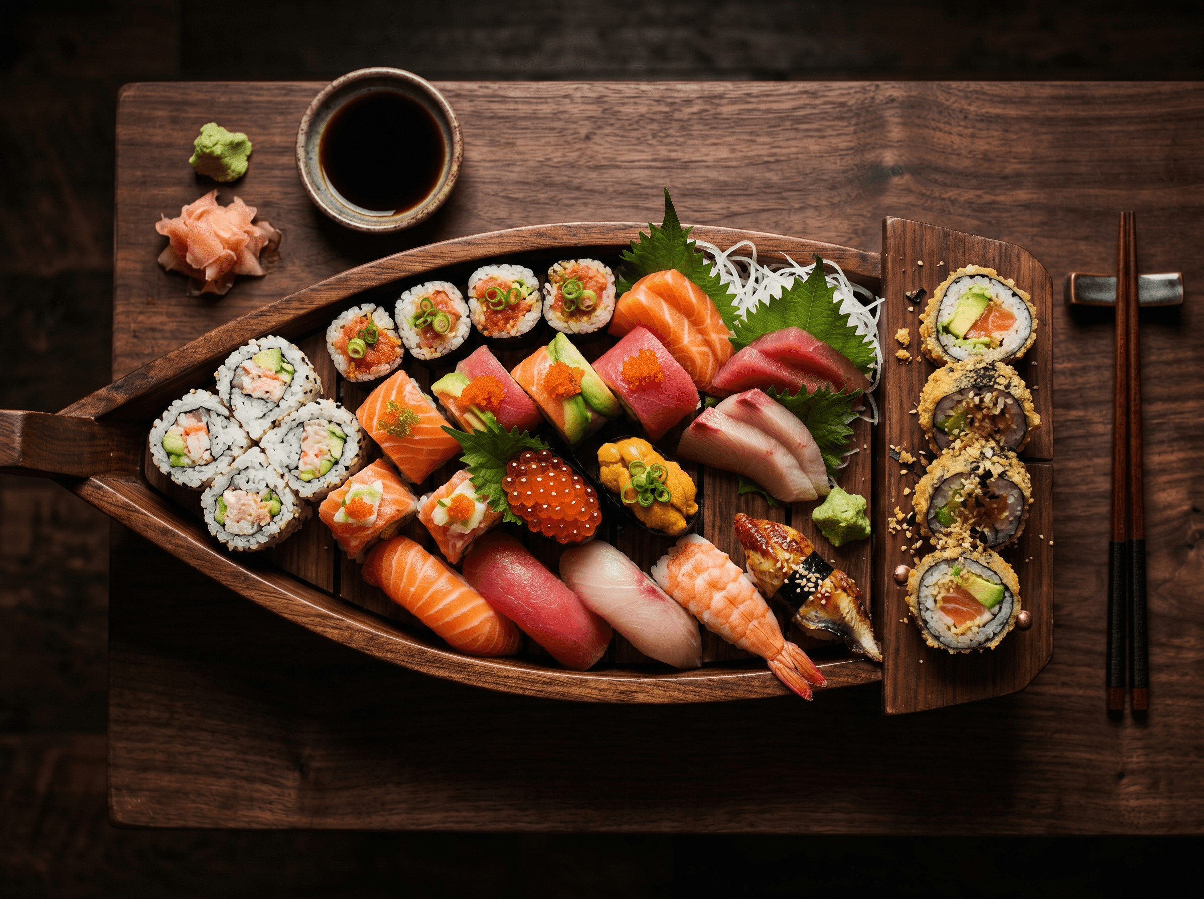 Barca piccola sushi 42 pezzi