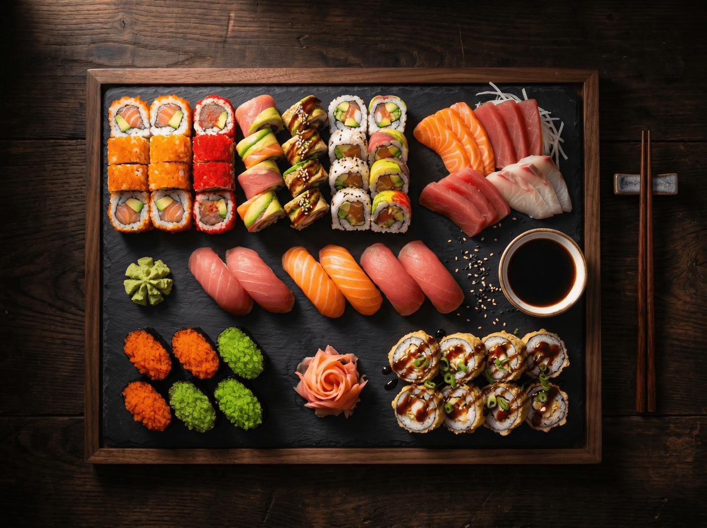 Box 70 pezzi sushi misto