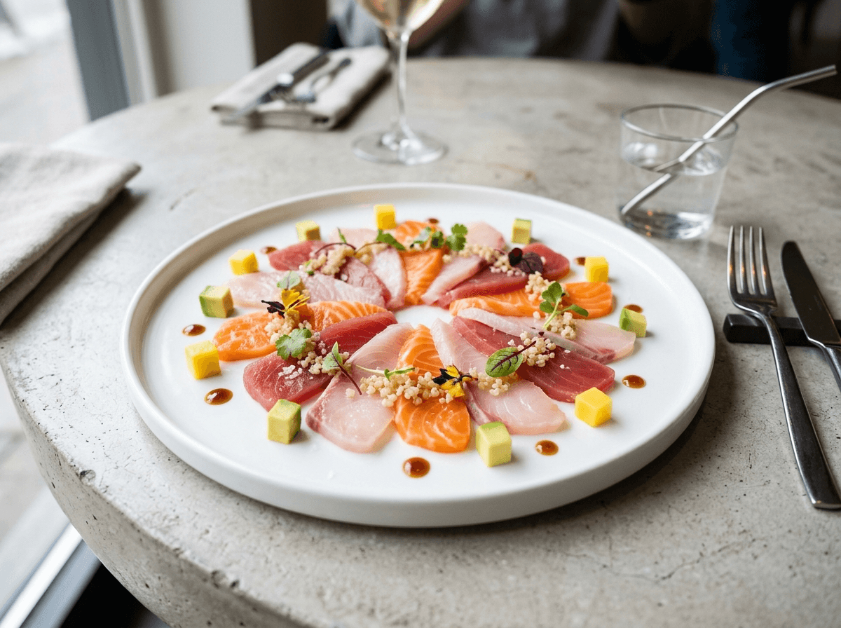 Carpaccio misto di pesce