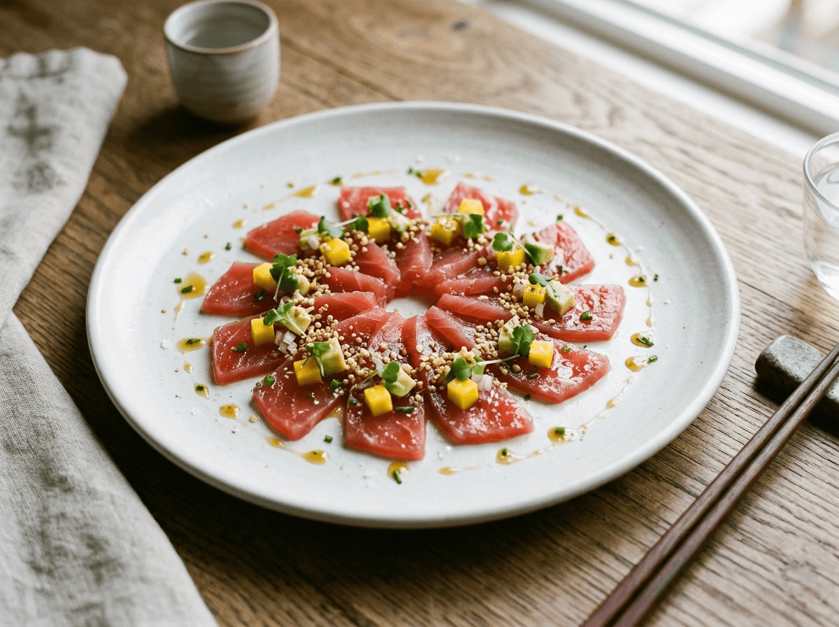 Carpaccio di tonno