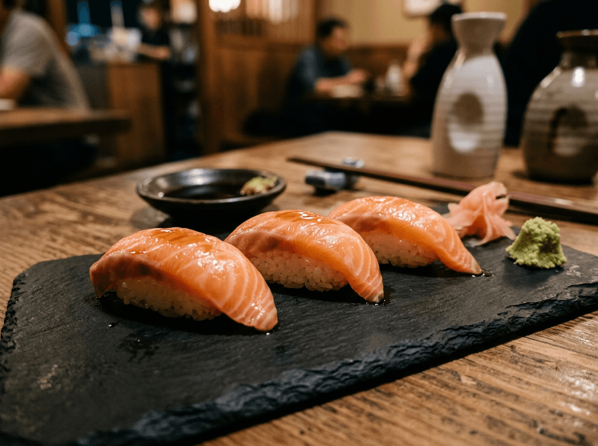 Nigiri salmone