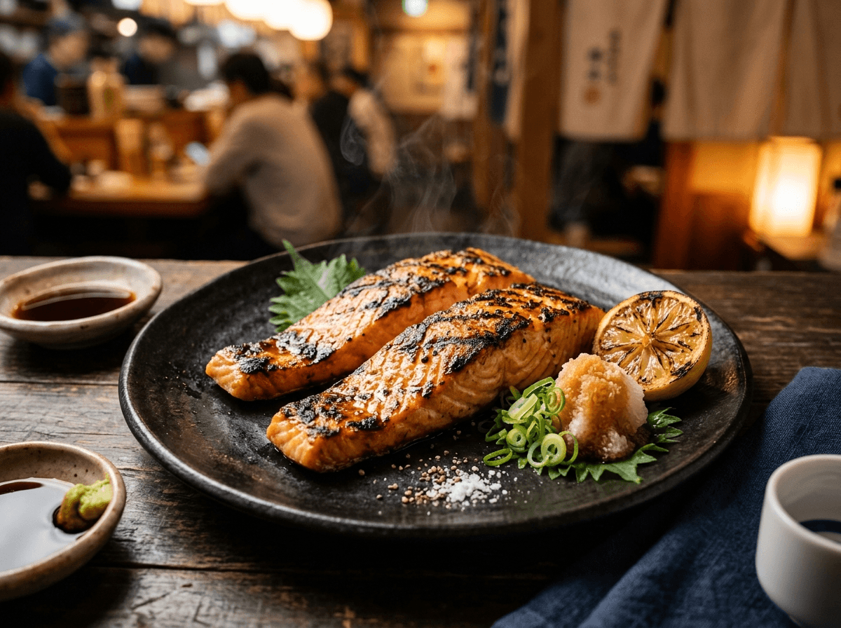 Salmone piastra