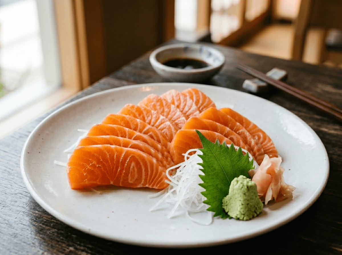 Sashimi salmone