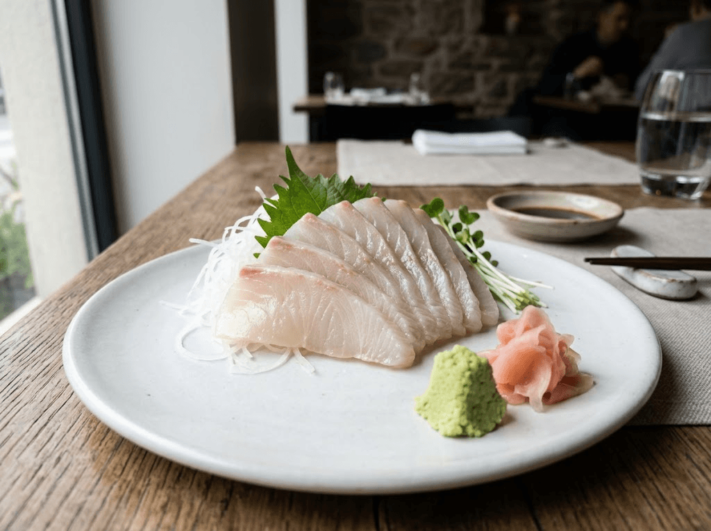 Sashimi spigola