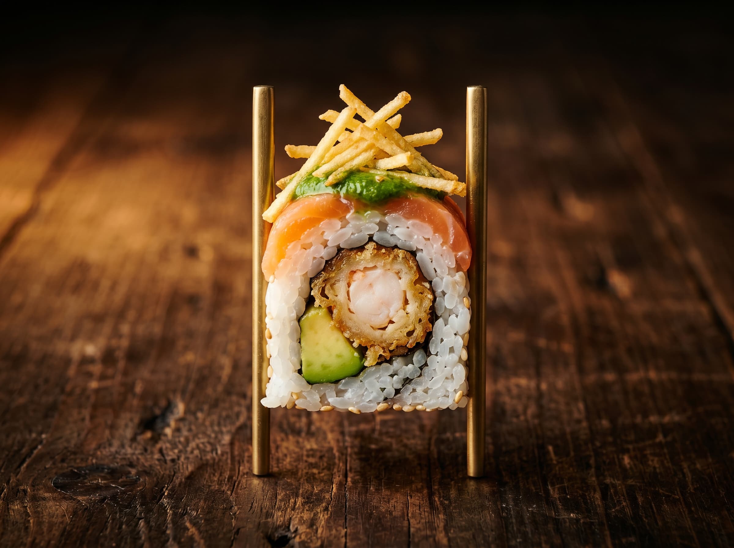 Uramaki affumicato