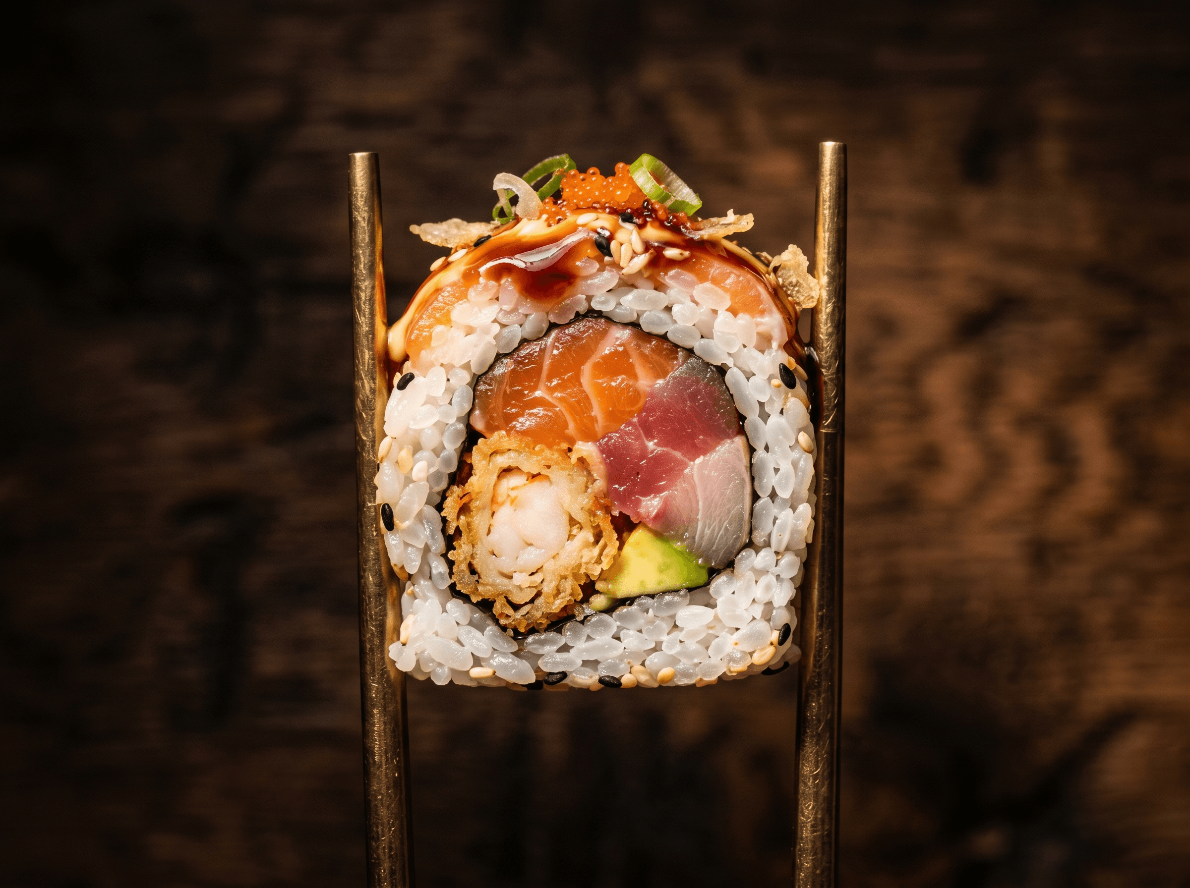 Uramaki arcobaleno