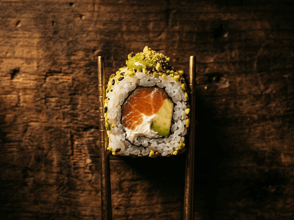 Uramaki pistacchio
