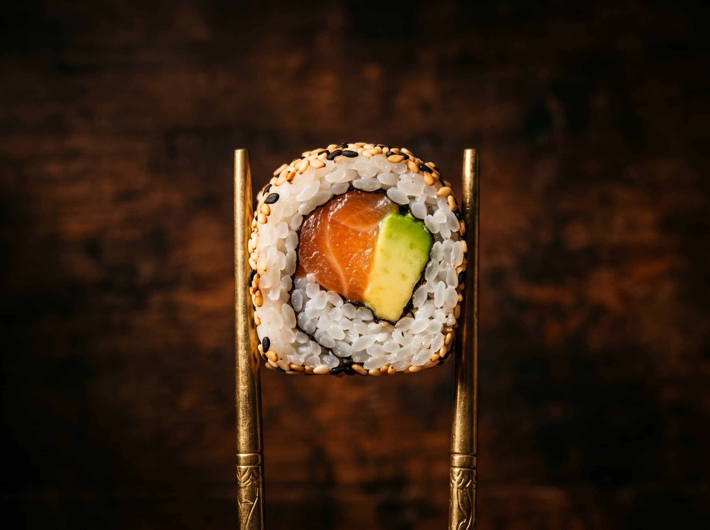 Uramaki salmone