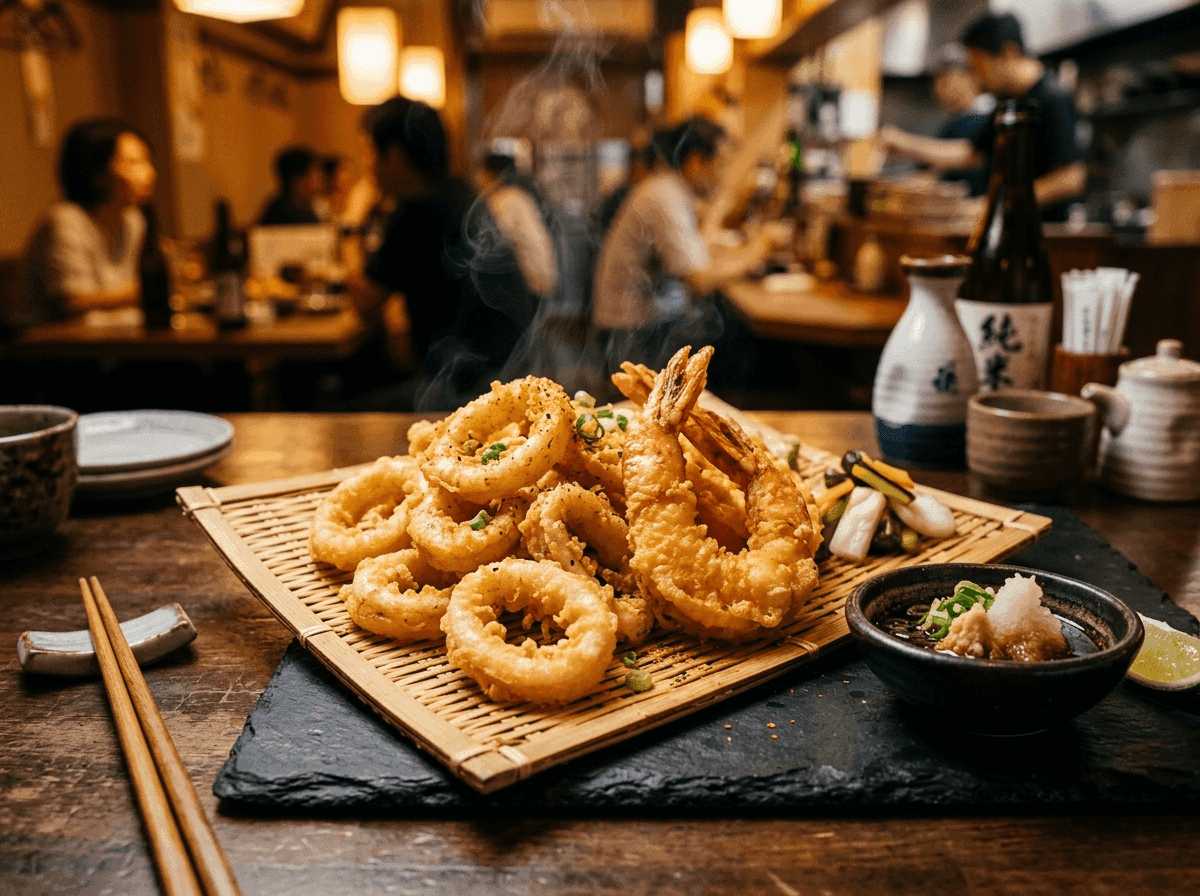 Calamari fritti e gamberoni