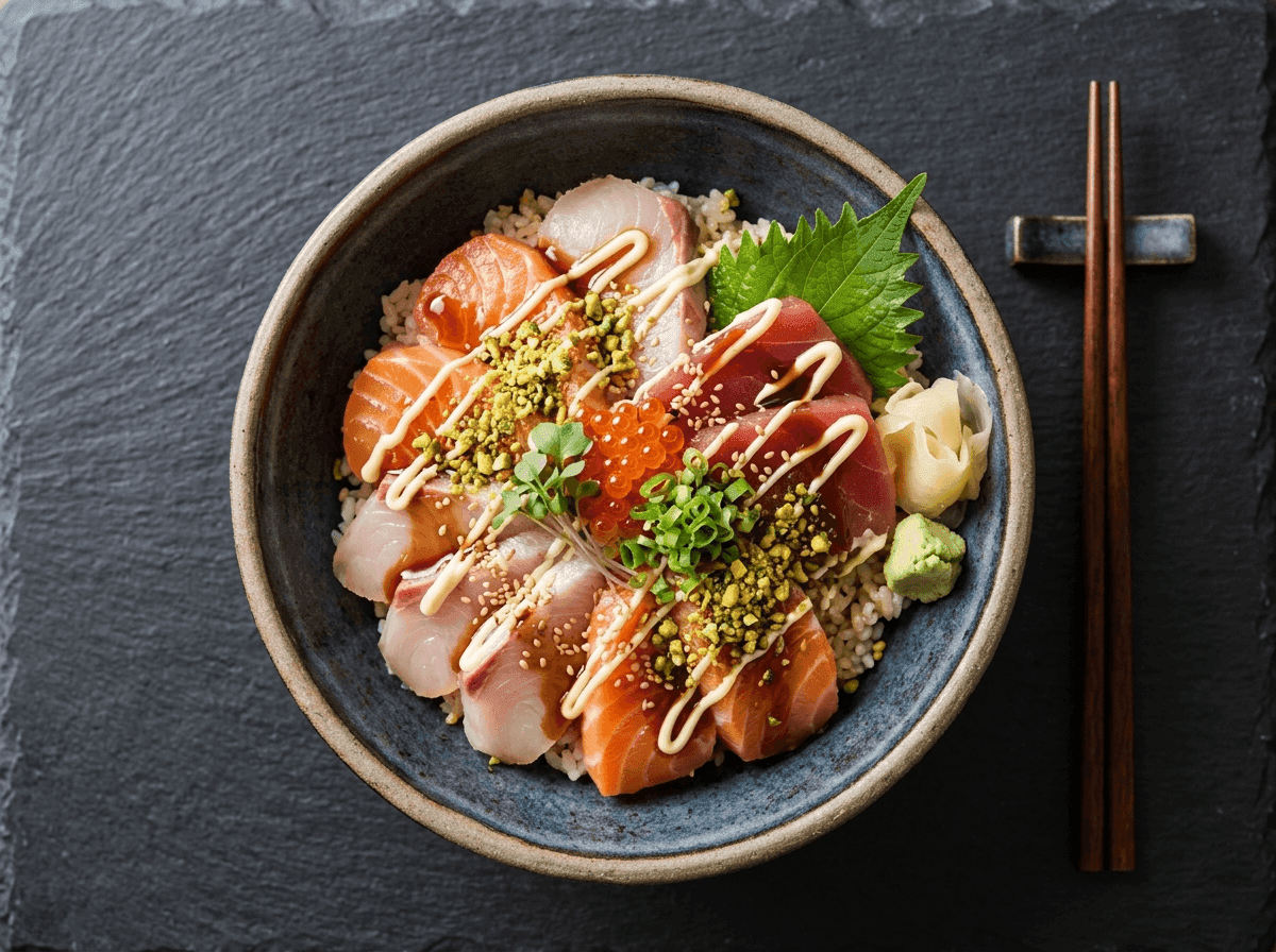 Chirashi misto di pesce