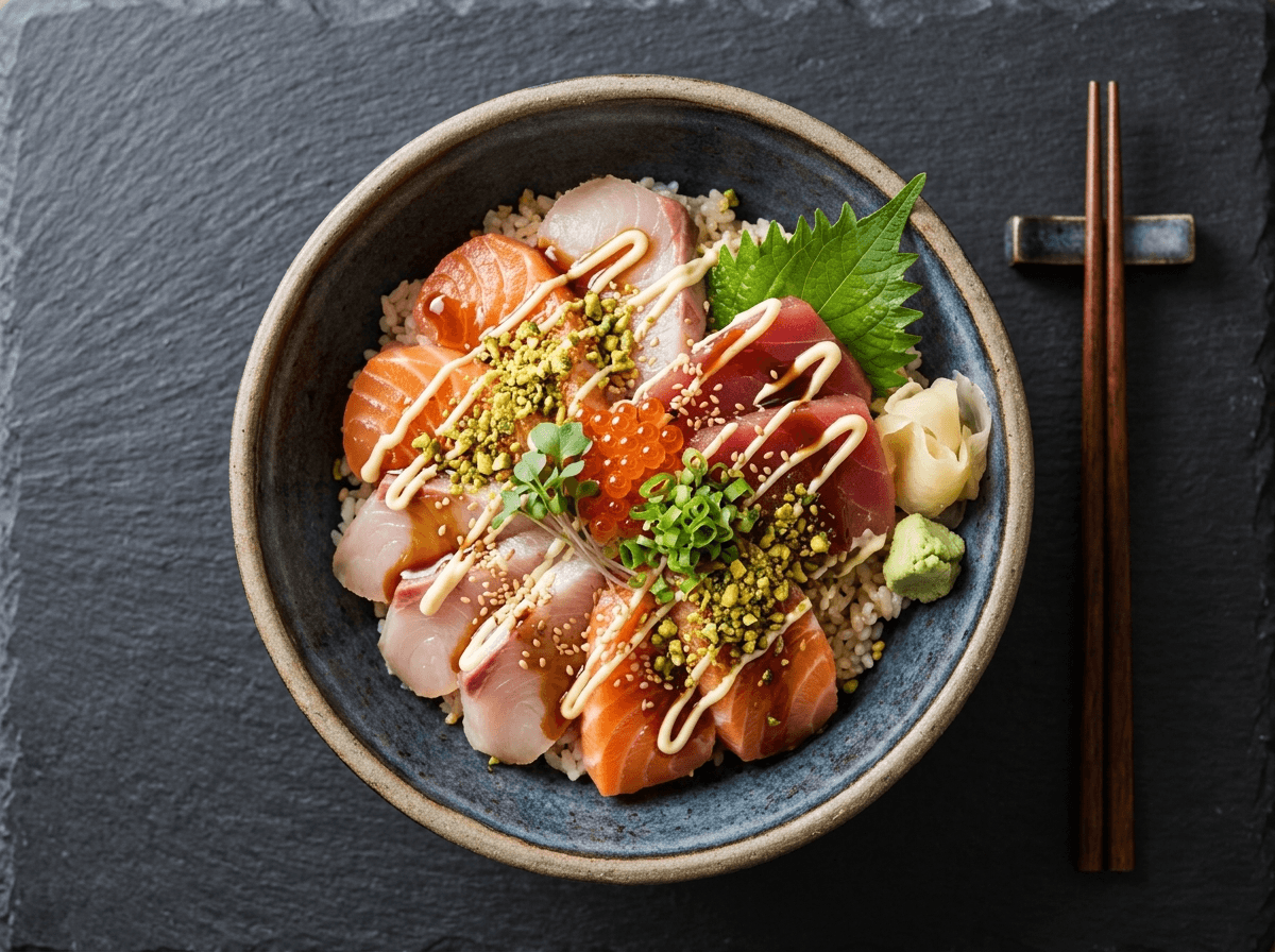Chirashi misto di pesce