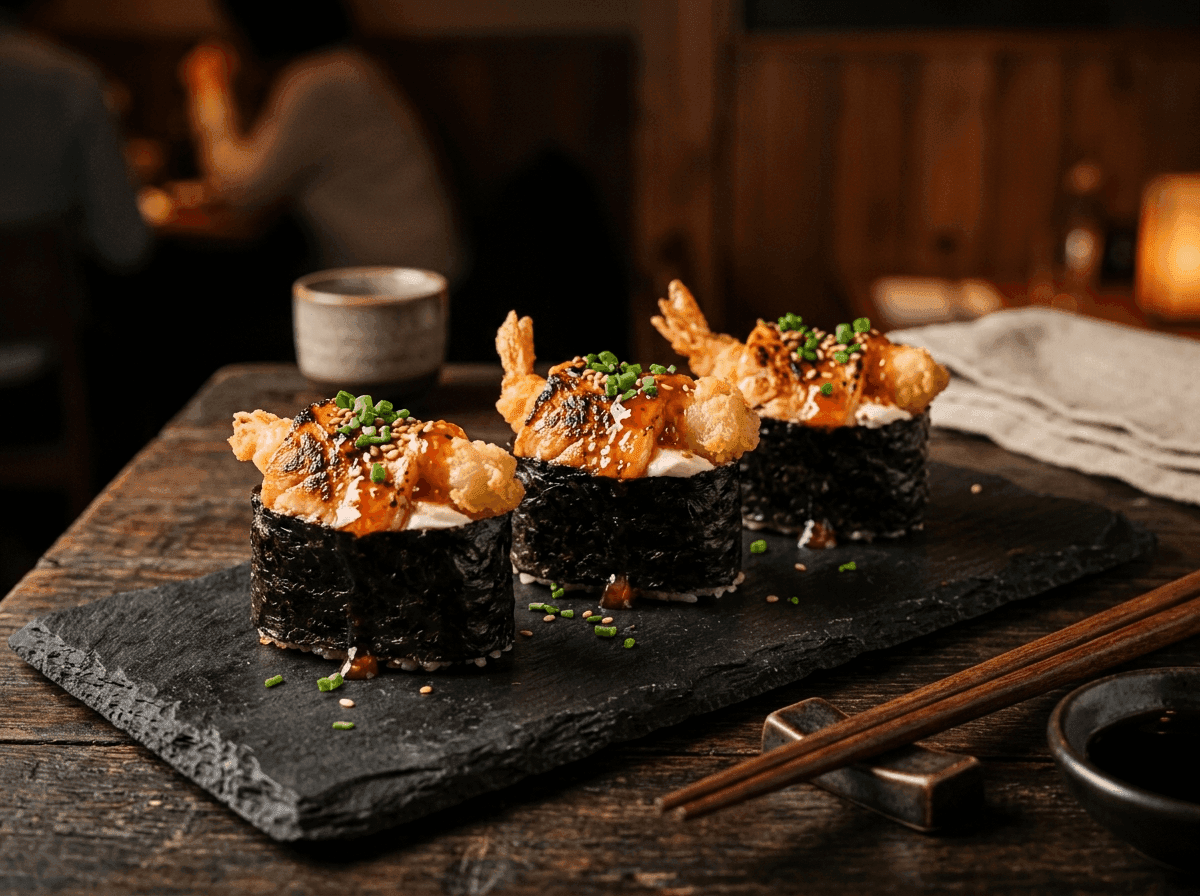 Gunkan tempura