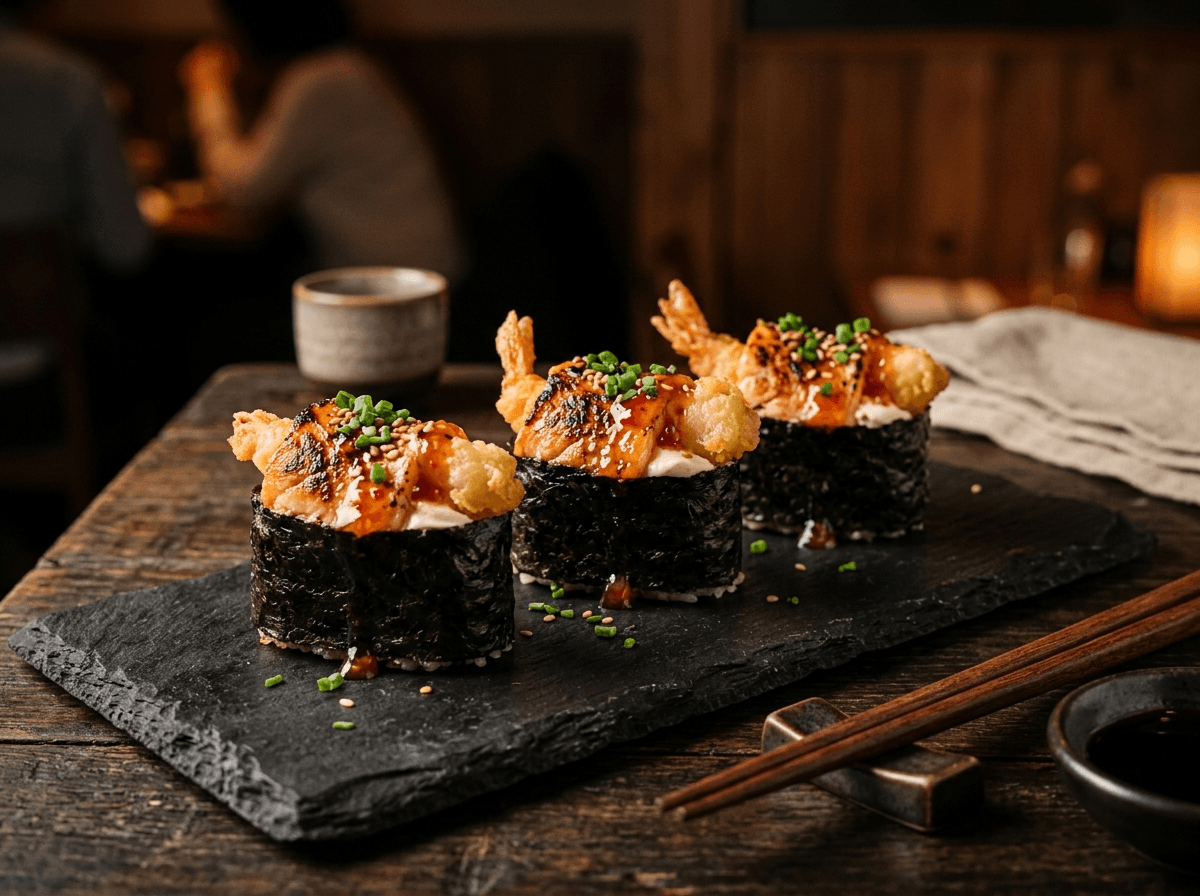 Gunkan tempura