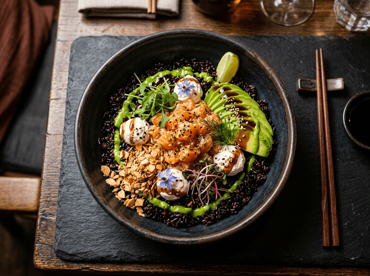 King chirashi premium su riso nero