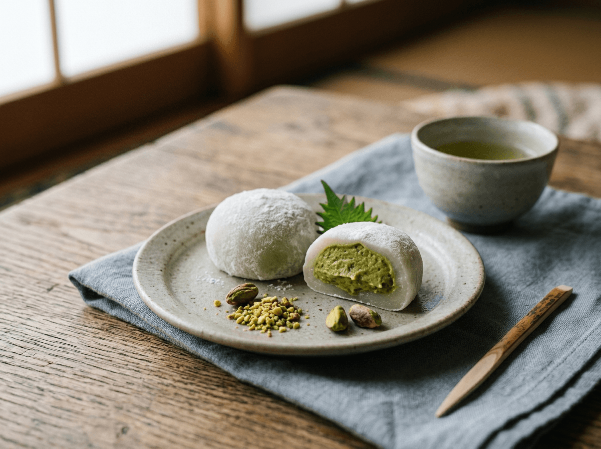 Mochi pistacchio