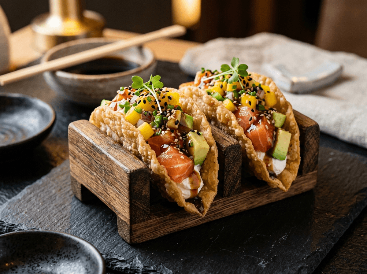 Tacos salmone